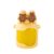 Bunny Double Sipper Thermos Insulated Stainless Steel Vacuum Flasks Water Bottle - Yellow